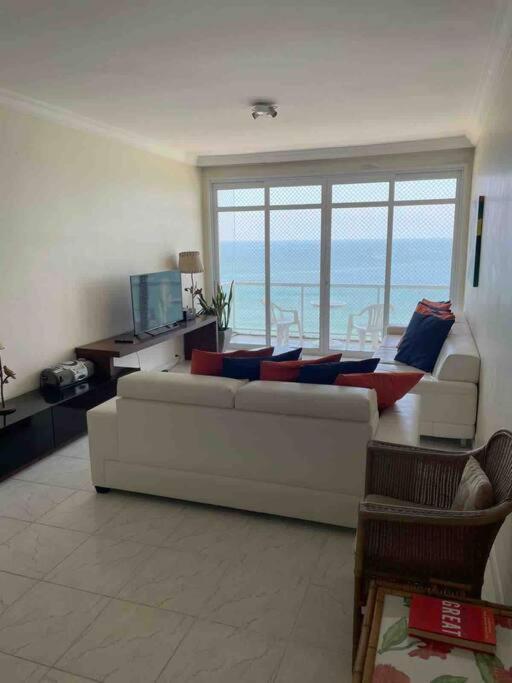 Hermoso Dpto Con Vista Frontal Al Mar Pitangueiras Гуаружа Екстериор снимка